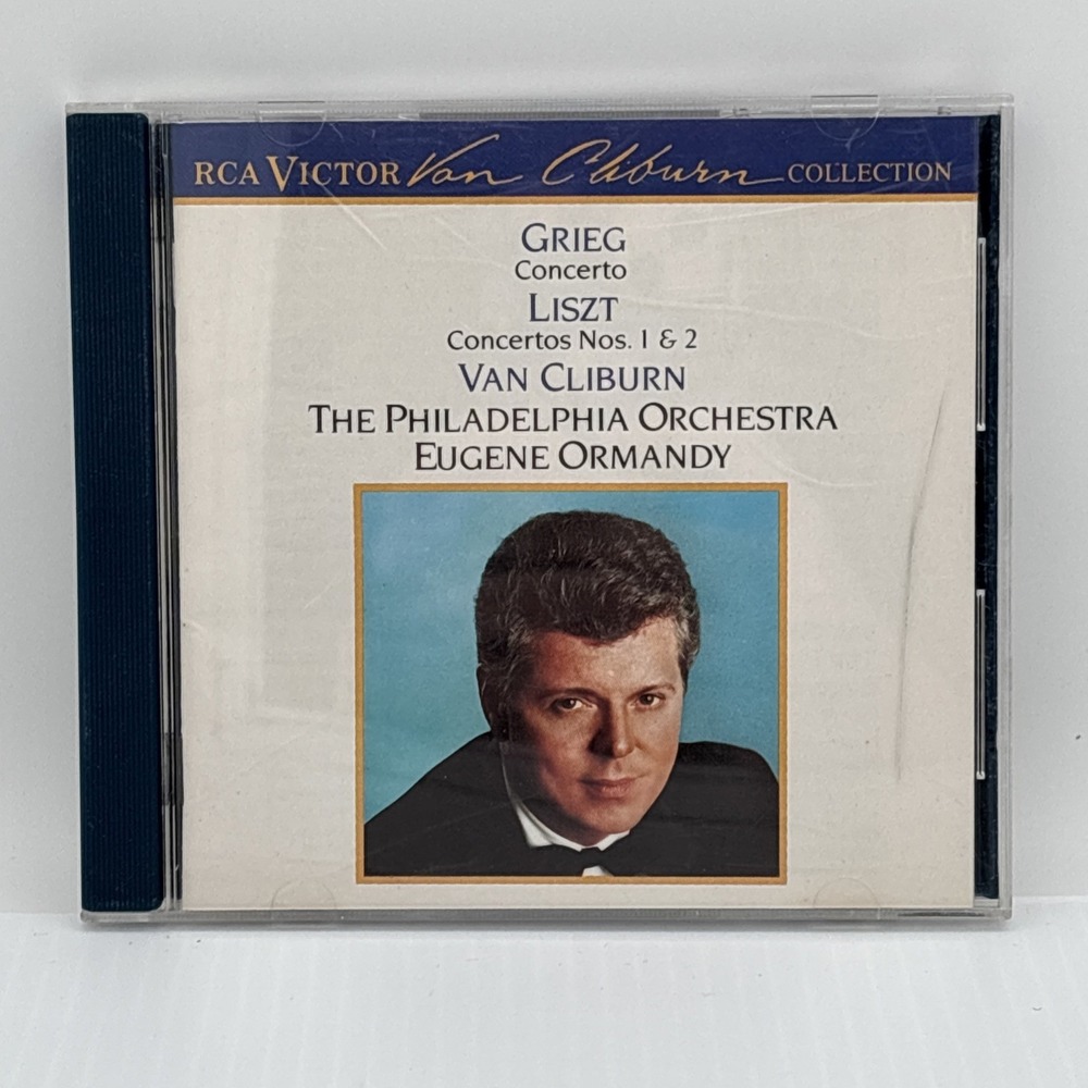 Grieg & Liszt Piano Concertos Van Cliburn Philadelphia Orchestra CD
